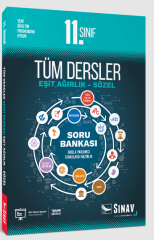 Sınav Yayınları 11. Sınıf Tüm Dersler Eşit Ağırlık Sözel Soru Bankası