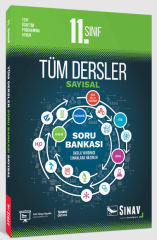 Sınav Yayınları 11. Sınıf Tüm Dersler Sayısal Çözümlü Soru Bankası