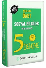 Öğreti 2025 MEB AGS ÖABT Sosyal Bilgiler Öğretmenliği Tamamı Çözümlü 5 Deneme