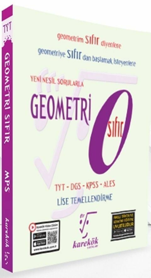 Karekök Yayınları TYT DGS KPSS ALES Geometri Sıfır