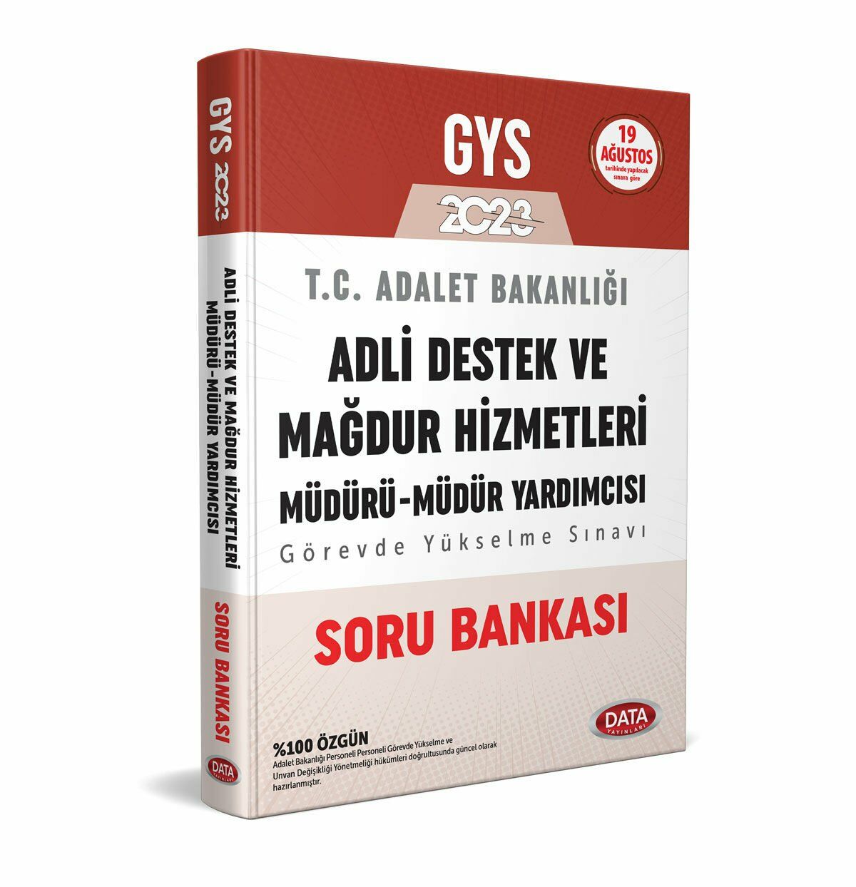 Data 2023 GYS Adalet Bakanlığı Adli Destek ve Mağdur Hizmetleri Müdürü-Müdür Yardımcısı Soru Banka