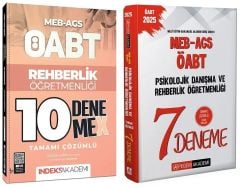 Pegem + İndeks 2025 ÖABT MEB-AGS Psikolojik Danışma ve Rehberlik 7+10 Deneme 2 li Set Pegem + İndeks Akademi Yayınları