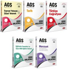 Data 2025 MEB-AGS Tüm Dersler Konu Anlatımlı 5 li Set Data Yayınları