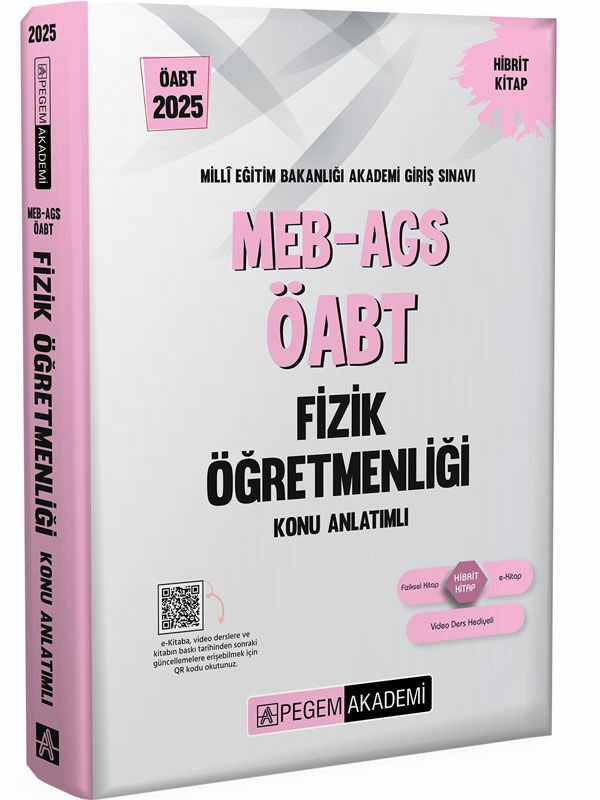 Pegem 2025 ÖABT Fizik Öğretmenliği Konu Anlatımlı Pegem Akademi Yayınları