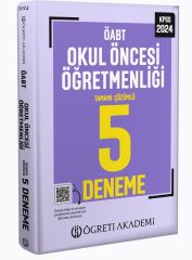 Öğreti Akademi 2024 KPSS ÖABT Okul Öncesi Öğretmenliği 5 Deneme