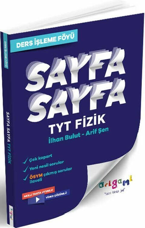 Tammat Yayıncılık TYT Fizik Sayfa Sayfa Ders İşleme Föyü