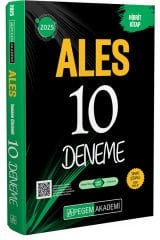 Pegem 2025 ALES 10 Deneme Çözümlü Pegem Akademi Yayınları