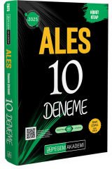 Pegem 2025 ALES 10 Deneme Çözümlü Pegem Akademi Yayınları