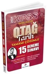 Dizgi Kitap 2024 KPSS Tarih OTAĞ 15 Deneme