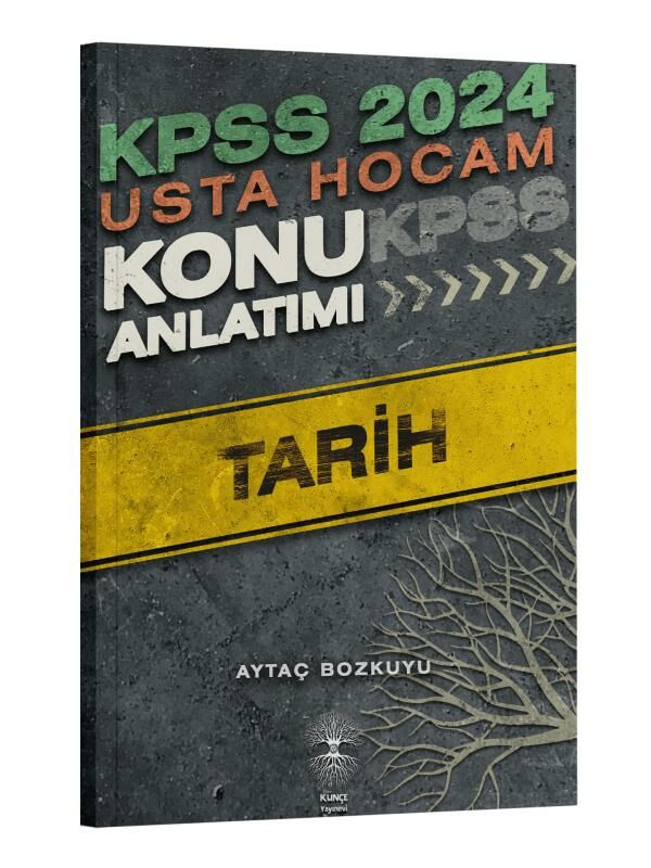 Künçe 2024 KPSS Tarih Usta Hocam Konu Anlatımı - Aytaç Bozkuyu Künçe Yayınevi