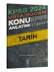Künçe 2024 KPSS Tarih Usta Hocam Konu Anlatımı - Aytaç Bozkuyu Künçe Yayınevi