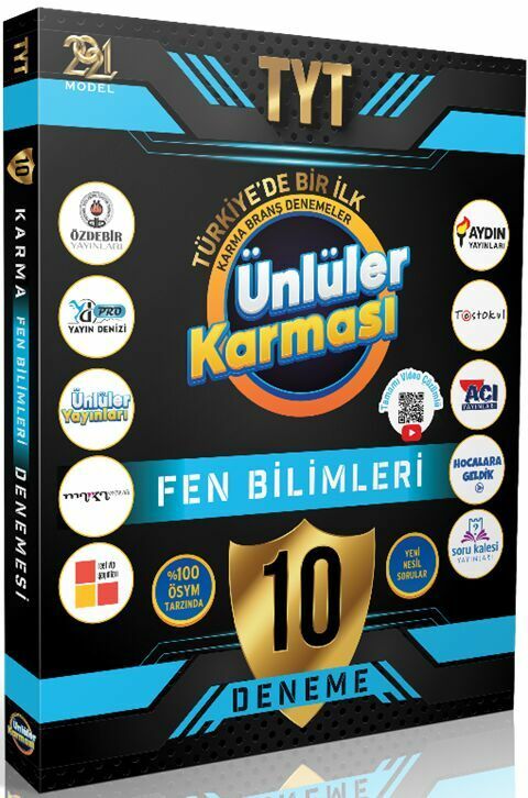 Ünlüler Karması TYT Fen Bilimleri 10 Deneme