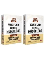 Data 2024 GYS Vakıflar Genel Müdürlüğü Konu Anlatımlı Soru Bankası 2 Cilt Görevde Yükselme Data Yayınları