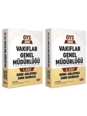 Data 2024 GYS Vakıflar Genel Müdürlüğü Konu Anlatımlı Soru Bankası 2 Cilt Görevde Yükselme Data Yayınları