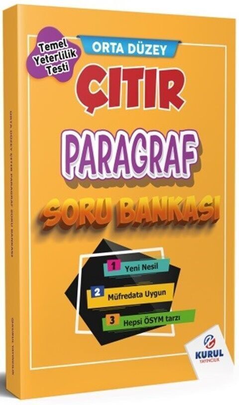 Kurul Yayıncılık TYT Orta Düzey Çıtır Paragraf Soru Bankası
