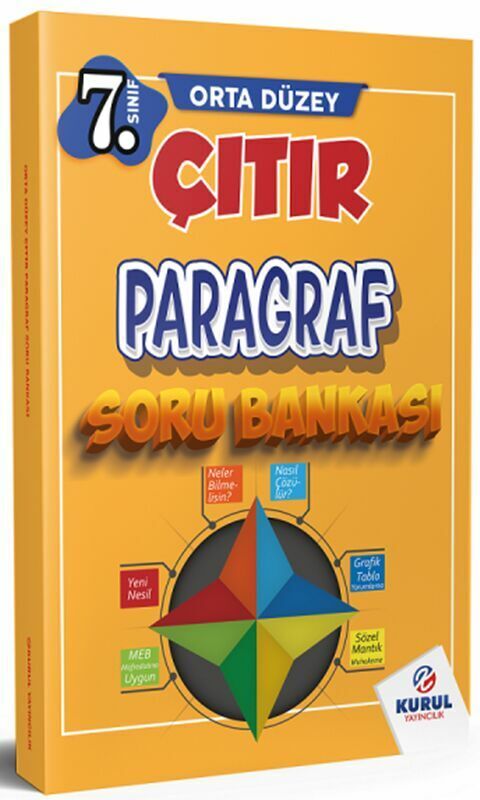 Kurul Yayıncılık 7. Sınıf Orta Düzey Çıtır Paragraf Soru Bankası