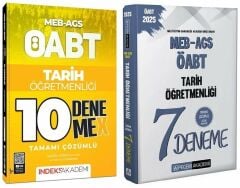 Pegem + İndeks 2025 ÖABT MEB-AGS Tarih Öğretmenliği 7+10 Deneme 2 li Set Pegem + İndeks Akademi Yayınları