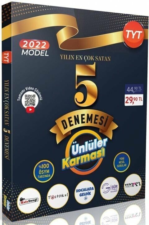 Ünlüler Karması 2022 Model TYT 5 Deneme