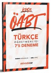 Aklımdavar Yayınları ÖABT Türkçe Öğretmenliği 7 Deneme