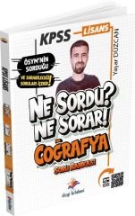 Dizgi Kitap KPSS Ne Sordu Ne Sorar Video Çözümlü Coğrafya Soru Bankası