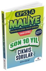 Dizgi Kitap 2025 KPSS A Grubu Maliye Çıkmış Soru Son 10 Yıl Konularına Göre Çözümlü - Mehmet Yıldız