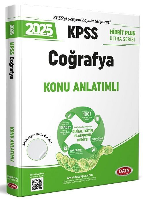 Data 2025 KPSS Coğrafya Ultra Konu Anlatımlı Data Yayınları