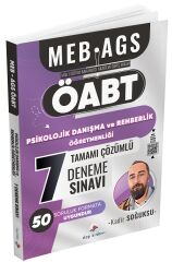 Dizgi Kitap ÖABT MEB-AGS Psikolojik Danışma ve Rehberlik Öğretmenliği 7 Deneme Çözümlü - Kadir Soğuksu Dizgi Kitap
