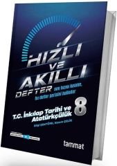 Tammat Yayıncılık 8. Sınıf LGS T.C. İnkılap Tarihi ve Atatürkçülük Hızlı ve Akıllı Defter