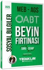 Yediiklim 2025 ÖABT MEB-AGS Sosyal Bilgiler Öğretmenliği Beyin Fırtınası Soru Cevap - Yasin Korkut Yediiklim Yayınları