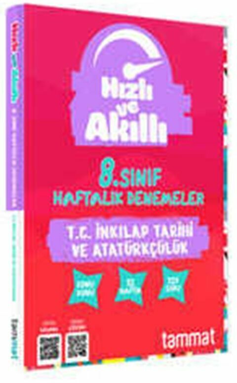 Tammat Yayıncılık 8. Sınıf 32 Haftalık T.C. İnkılap Tarihi ve Atatürkçülük Branş Denemesi