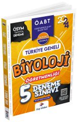 Dizgi Kitap KPSS ÖABT Biyoloji Öğretmenliği Türkiye Geneli 5 Deneme Sınavı