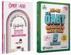 Yargı + Saydam 2025 ÖABT MEB-AGS Din Kültürü ve Ahlak Bilgisi Öğretmenliği 5+5 Deneme 2 li Set - Asya Tekin Yargı + Saydam Yayınları