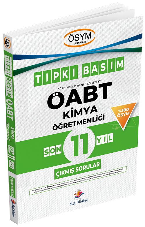 Dizgi Kitap ÖABT Kimya Öğretmenliği Son 11 Yıl Çıkmış Sorular