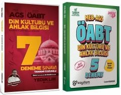 Yediiklim + Saydam 2025 ÖABT MEB-AGS Din Kültürü ve Ahlak Bilgisi Öğretmenliği 7+5 Deneme 2 li Set - Burhan Karakışla Yediiklim + Saydam Yayınları