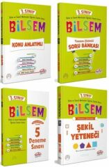 Editör Yayınları 3. Sınıf Bilsem Hazırlık Kitapları 4 lü Set