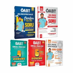 Yönerge ÖABT Okul Öncesi Soru + 10 Deneme 5 li Set - Muhammet Güngör Yönerge Yayınları