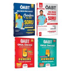 Yönerge ÖABT Okul Öncesi Soru + 10 Deneme 4 lü Set - Muhammet Güngör Yönerge Yayınları