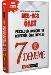 Pegem 2025 ÖABT MEB-AGS Psikolojik Danışma ve Rehberlik 7 Deneme Çözümlü Pegem Yayınları