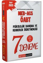 Pegem 2025 ÖABT MEB-AGS Psikolojik Danışma ve Rehberlik 7 Deneme Çözümlü Pegem Yayınları