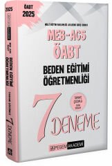 Pegem 2025 ÖABT MEB-AGS Beden Eğitimi Öğretmenliği 7 Deneme Çözümlü Pegem Yayınları