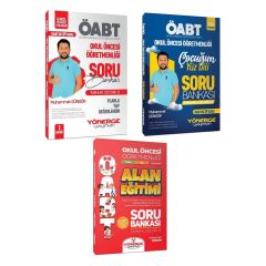Yönerge ÖABT Okul Öncesi Soru 3 lü Set - Muhammet Güngör Yönerge Yayınları