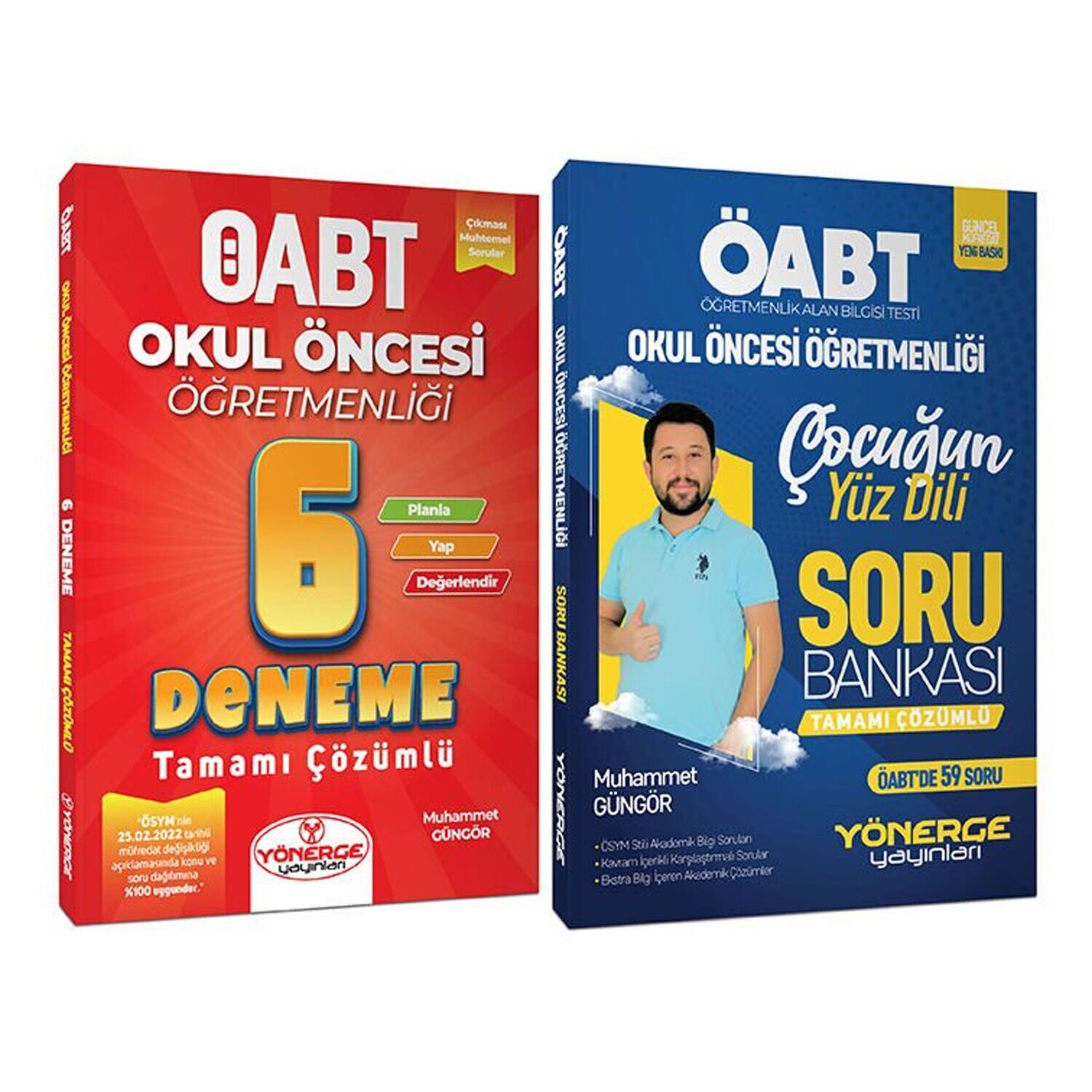Yönerge ÖABT Okul Öncesi Soru + 6 Deneme 2 li Set - Muhammet Güngör Yönerge Yayınları