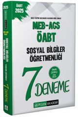 Pegem 2025 ÖABT MEB-AGS Sosyal Bilgiler Öğretmenliği 7 Deneme Çözümlü Pegem Yayınları