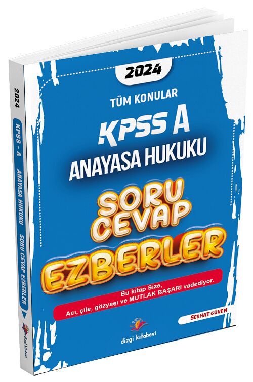 Dizgi Kitap 2024 KPSS A Soru Cevap Ezberler Anayasa Hukuku