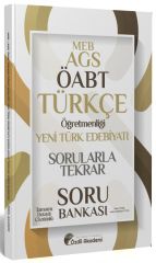 Özdil Akademi ÖABT MEB-AGS Türkçe Yeni Türk Edebiyatı Sorularla Tekrar Soru Bankası Çözümlü - Yekta Özdil Özdil Akademi Yayınları