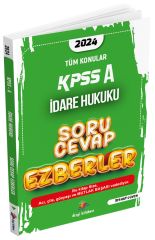Dizgi Kitap 2024 KPSS A Soru Cevap Ezberler İdare Hukuku