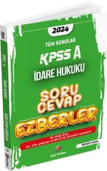 Dizgi Kitap 2024 KPSS A Soru Cevap Ezberler İdare Hukuku