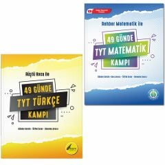 Rehber Matematik 49 Günde TYT Matematik ve Türkçe Kampı 2 li Set