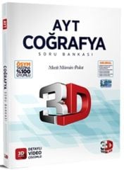 3D Yayınları YKS AYT Coğrafya Soru Bankası Video Çözümlü 3D Yayınları
