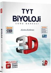 3D Yayınları YKS TYT Biyoloji Soru Bankası Video Çözümlü Çözüm Yayınları